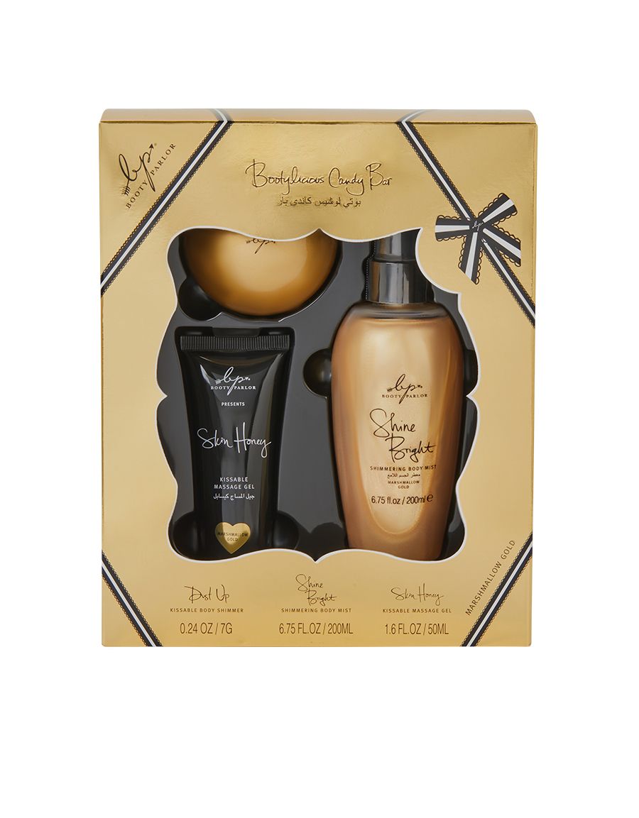 Bootylicious Candy Bar Marshmallow Gold Gift Set