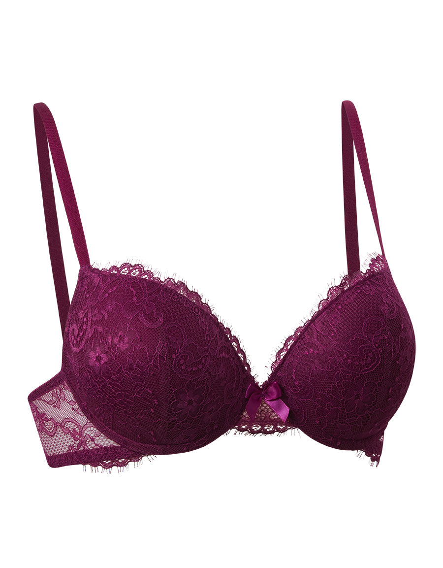 Lace Push-Up Plunge Bra