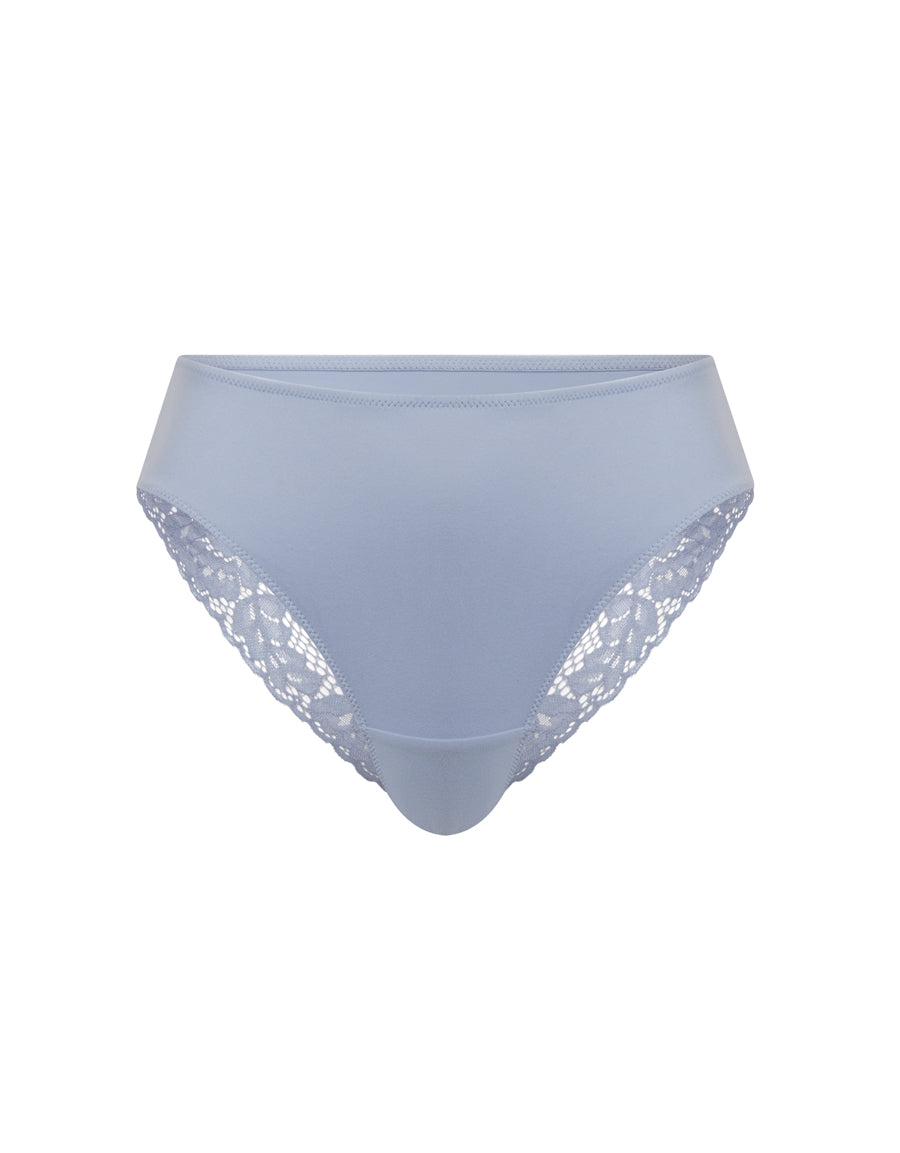 Blue Microfiber Brazilian
