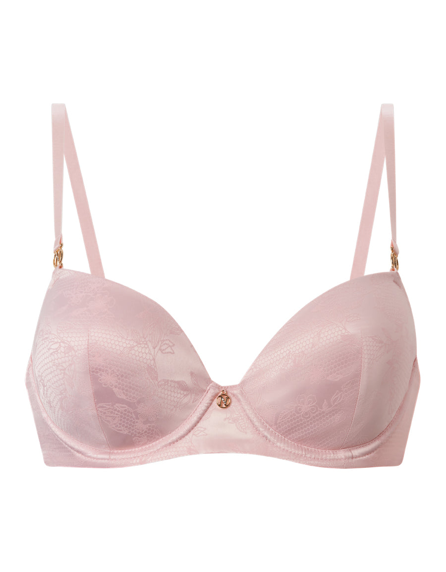 Satin Balconette Bra