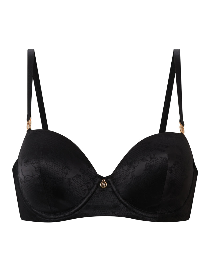 Floral Balconette Bra