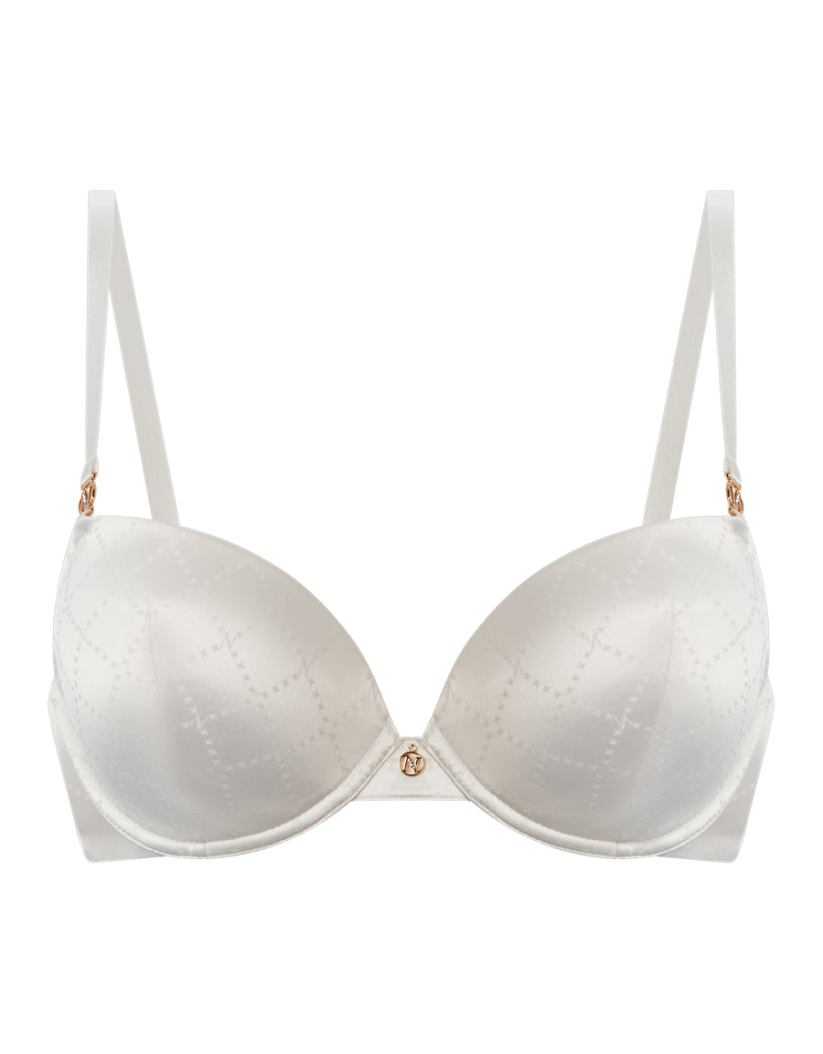 Satin Plunge Push-Up Bra