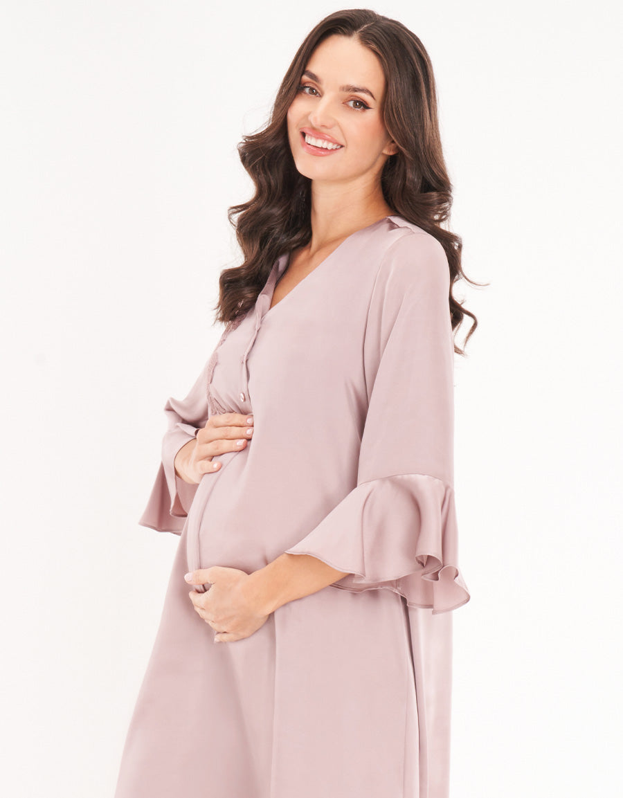 Satin Reception Dress