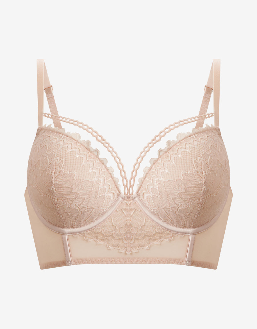 Nude Plunge Push-Up Bra