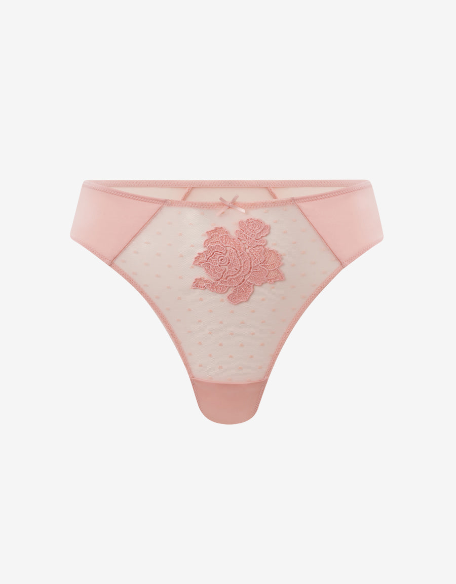 Embroidery Thong