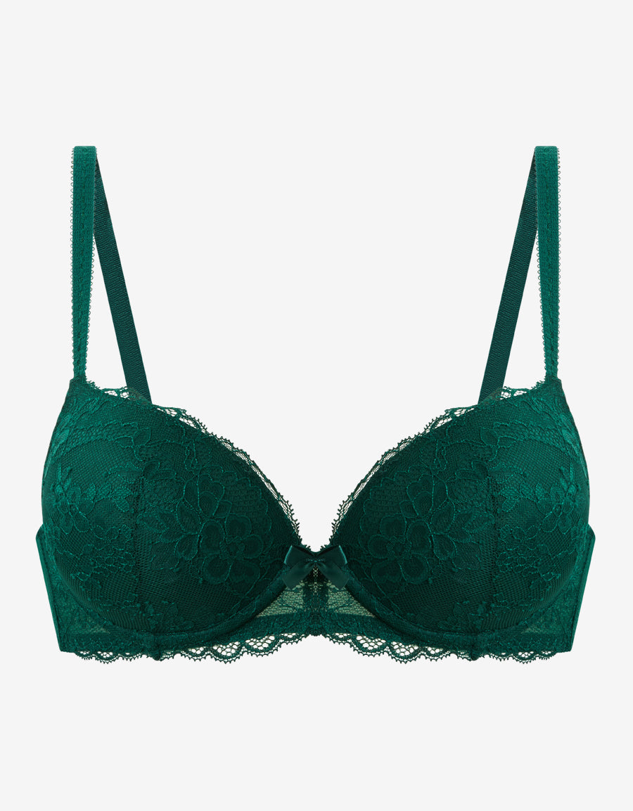 Lace Balconette Push-Up Bra