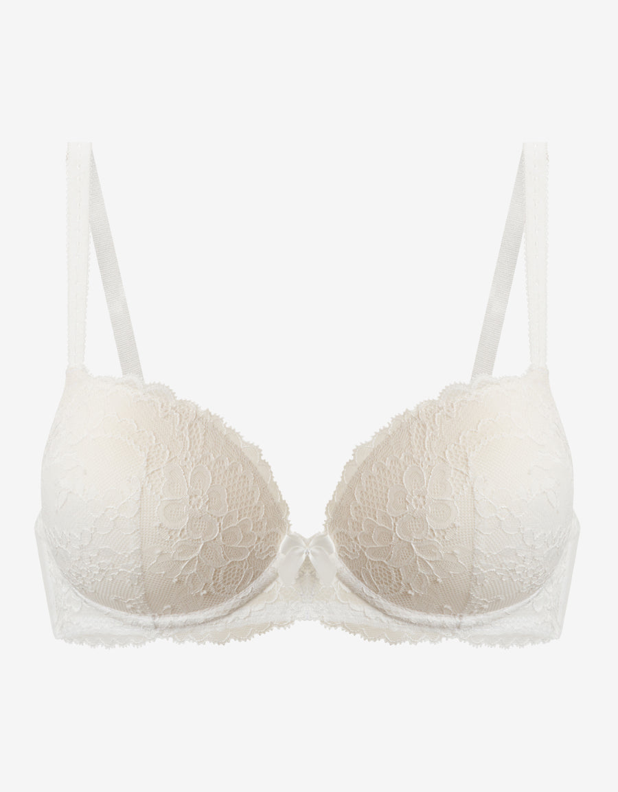 White Plunge Push-Up Bra