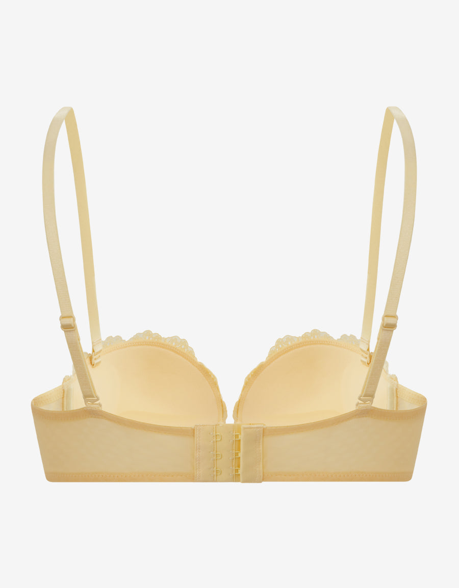 Yellow Double Push-Up Multiway Bra