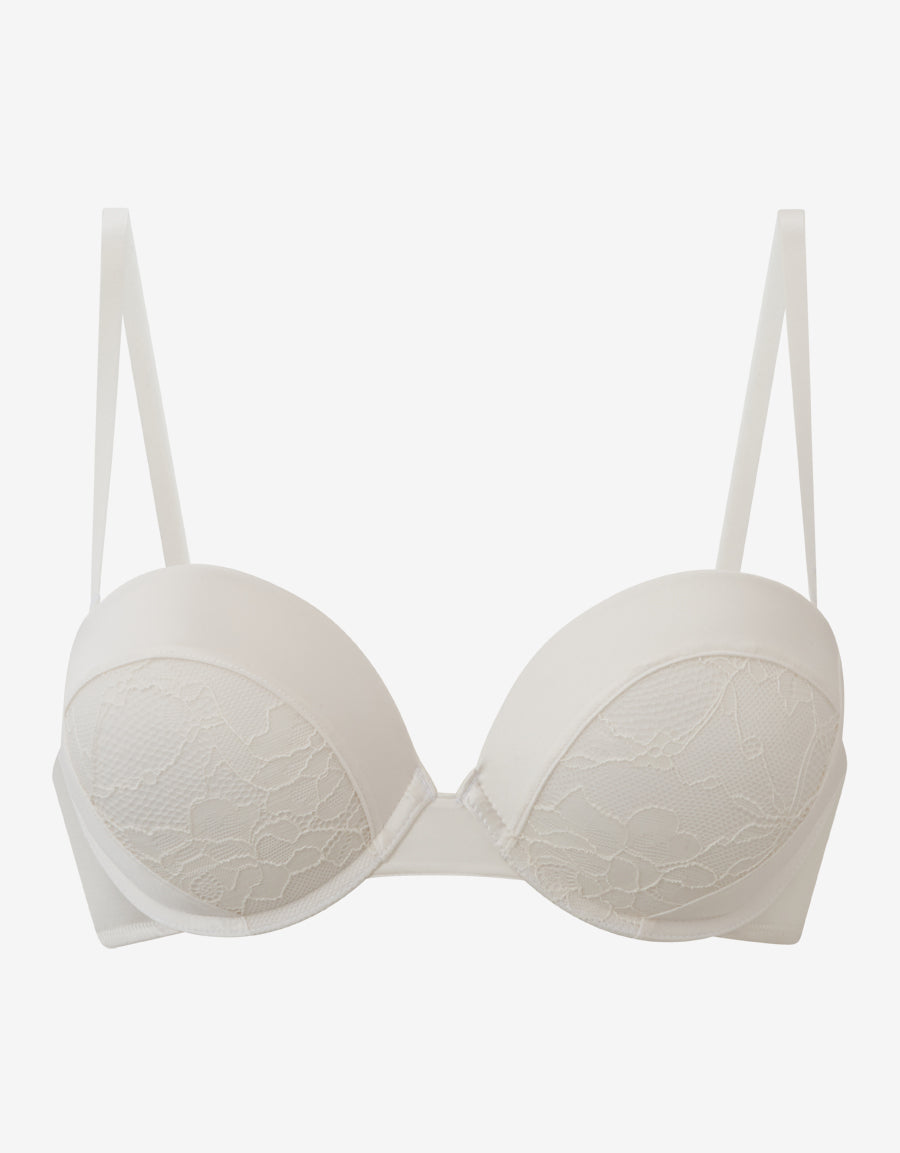 White Double Push-Up Multiway Bra