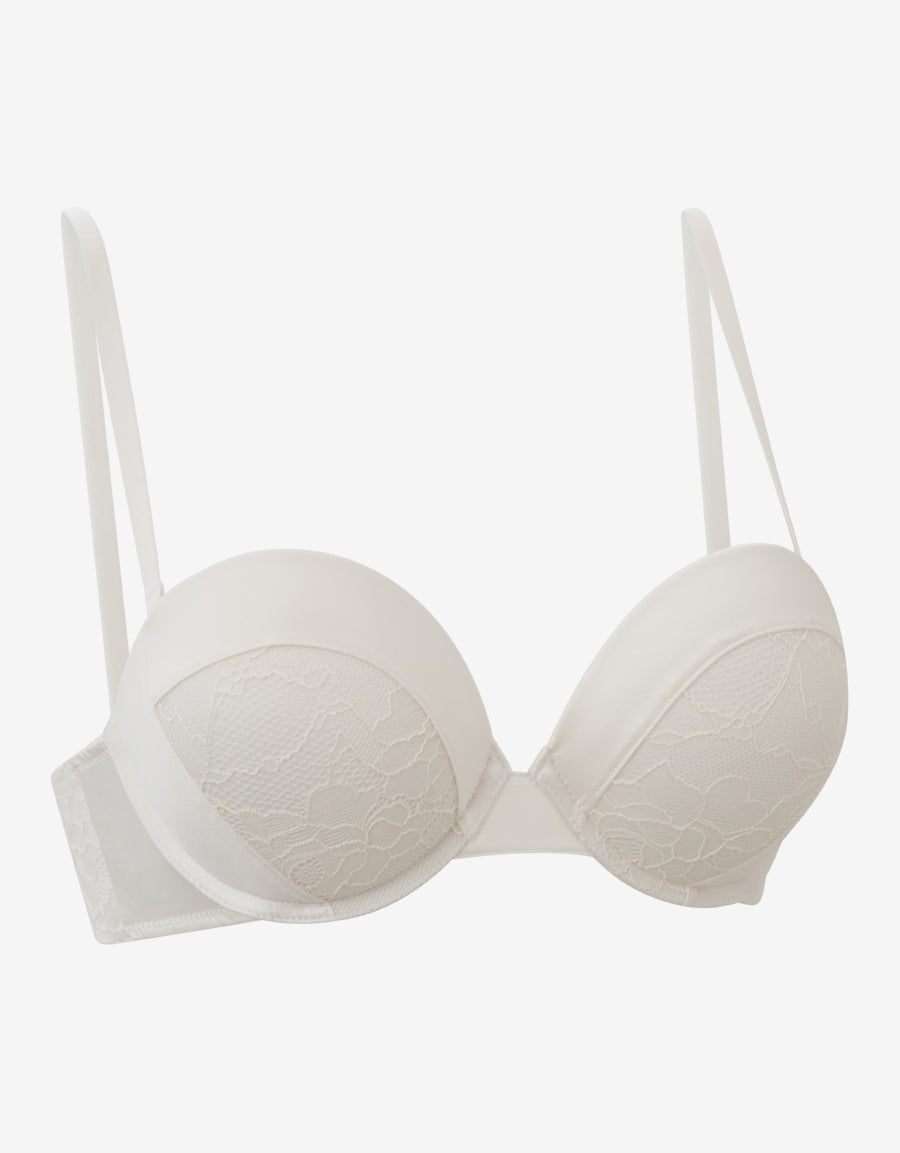 White Double Push-Up Multiway Bra