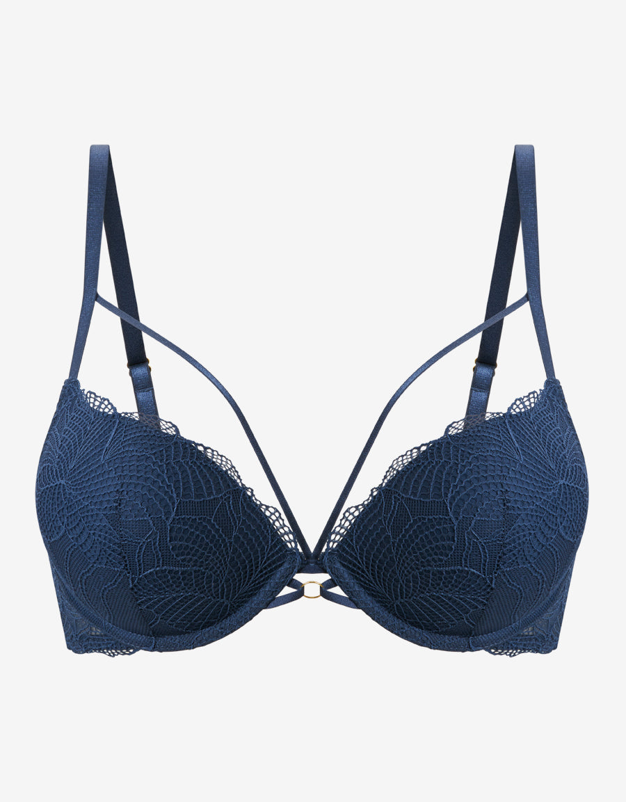 Lace Double Push-Up Plunge Bra