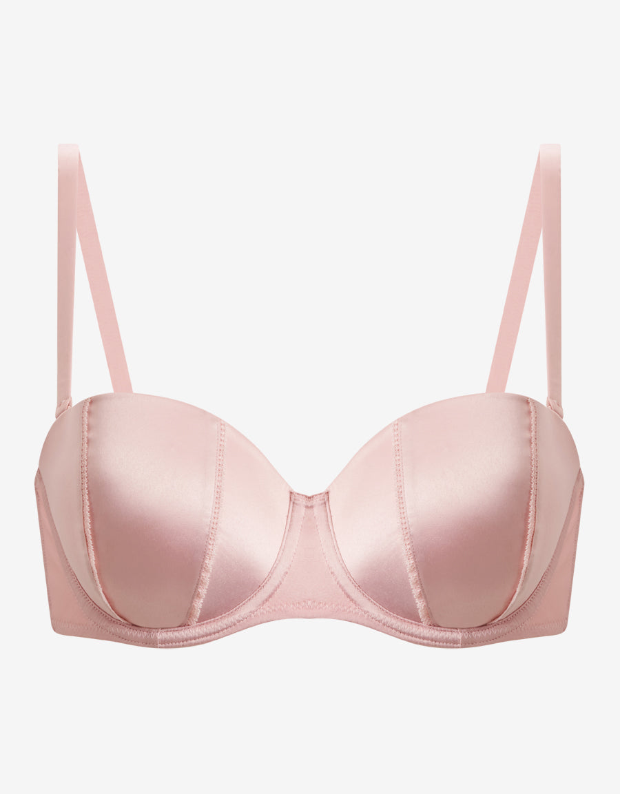 Pink Multiway Push-Up Bra
