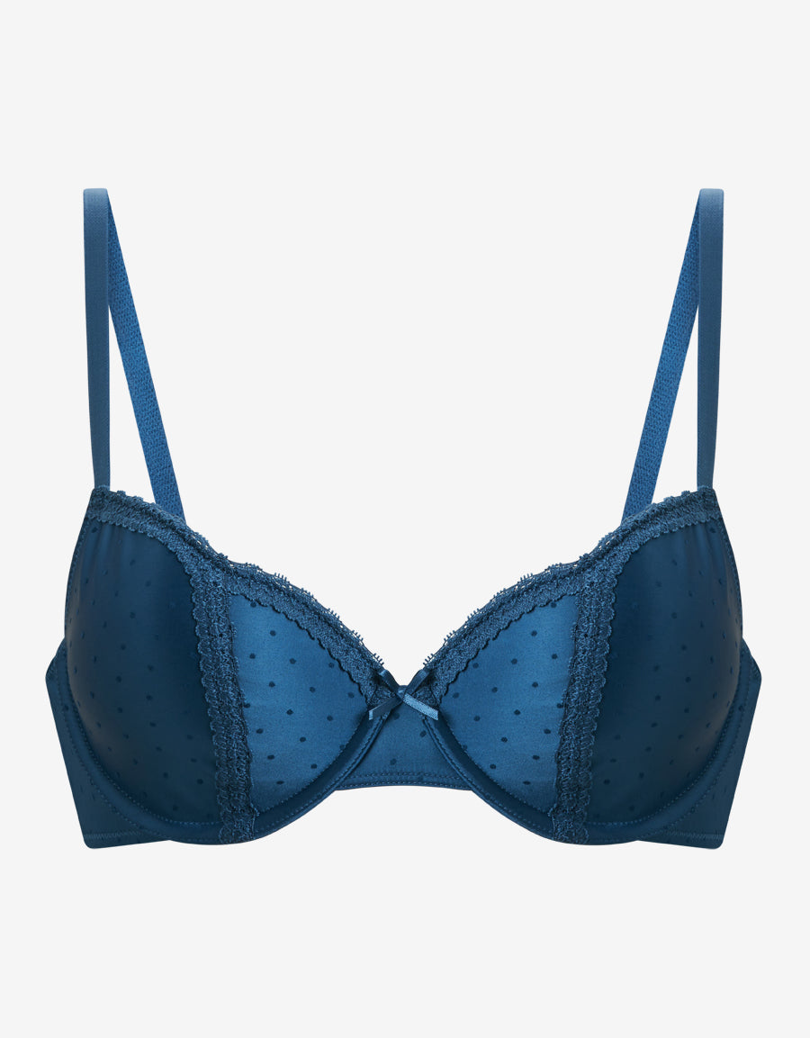 Satin Balconette Bra