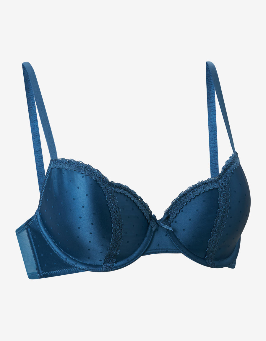 Satin Balconette Bra