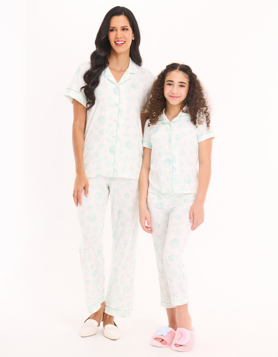 White Pajama Set