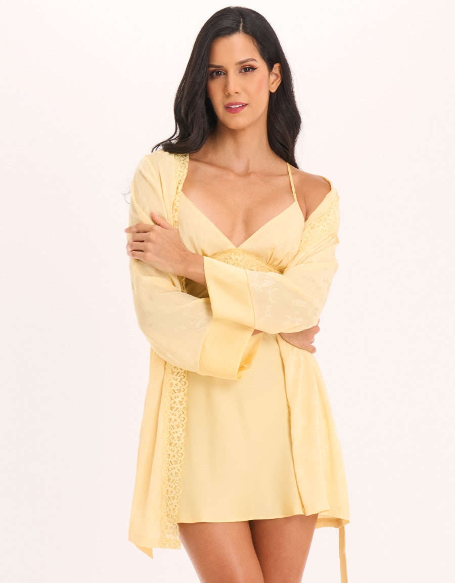 Chiffon Short Dress Set