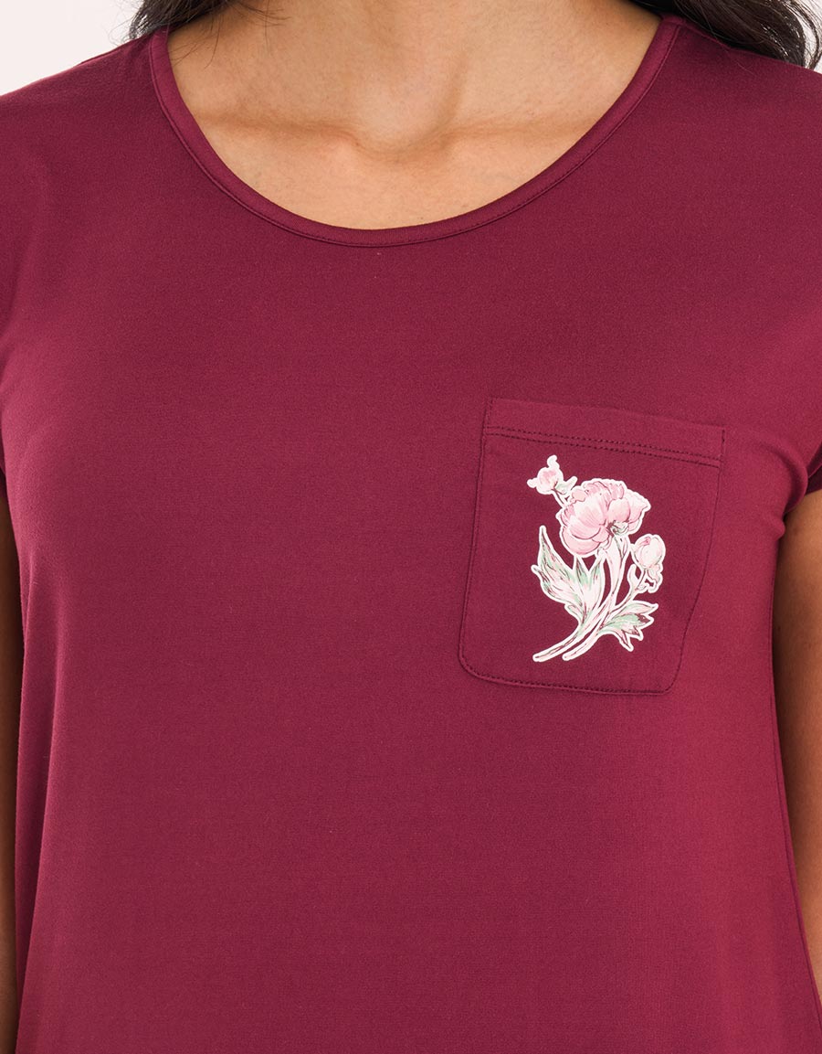 Burgundy 2 Sleep Dresses