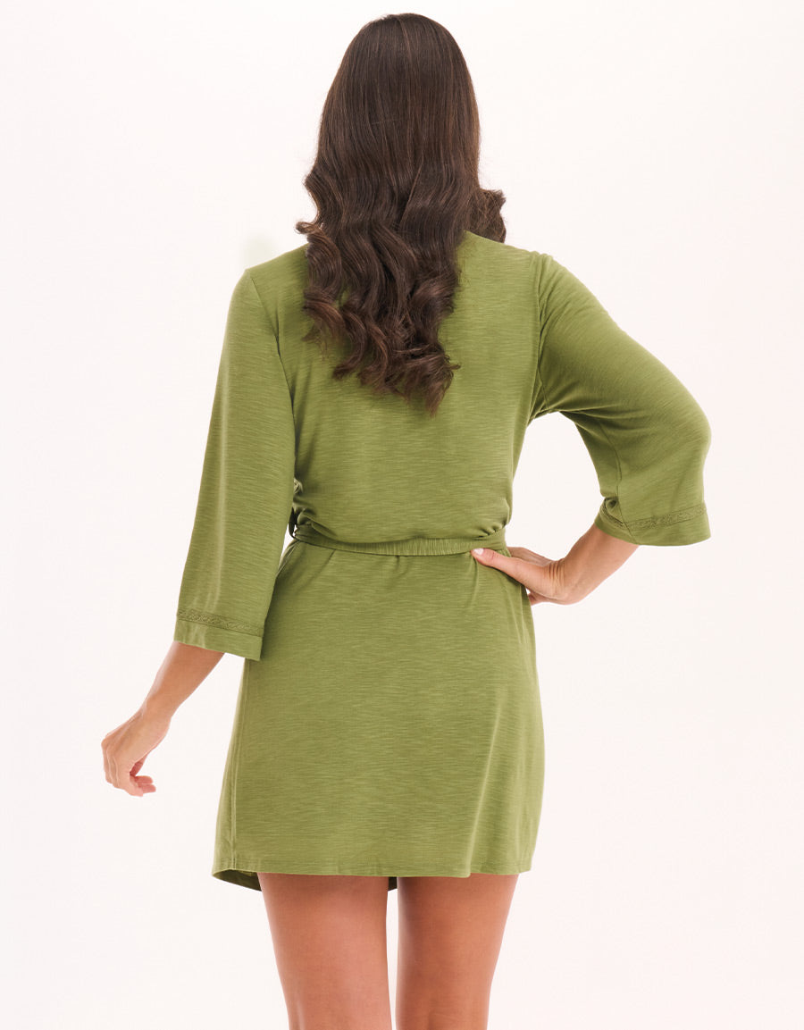 Green Short Dress Set