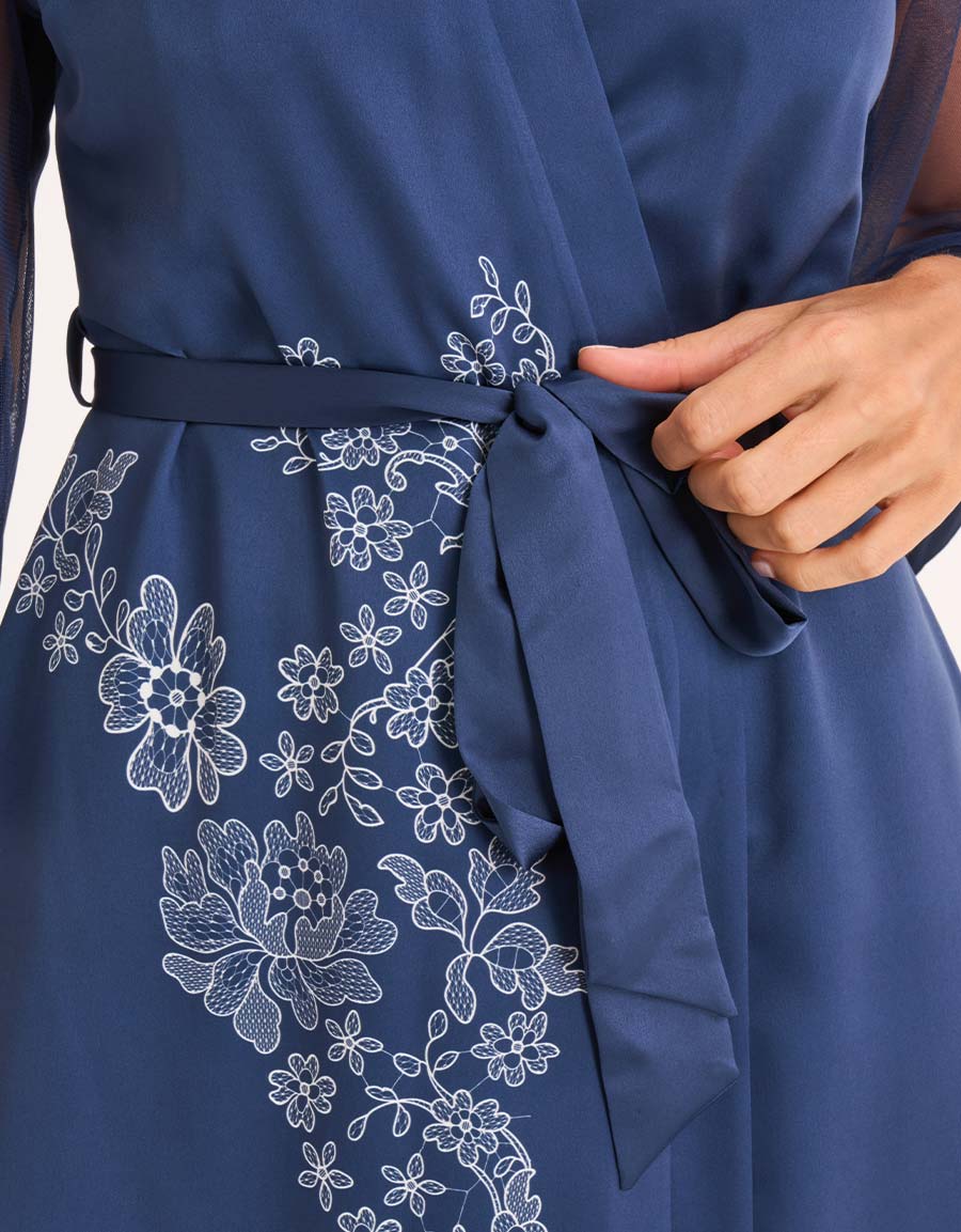 Dark Blue Long Robe