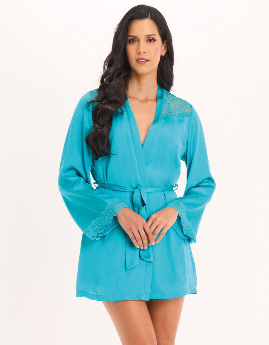 Satin Short Robe