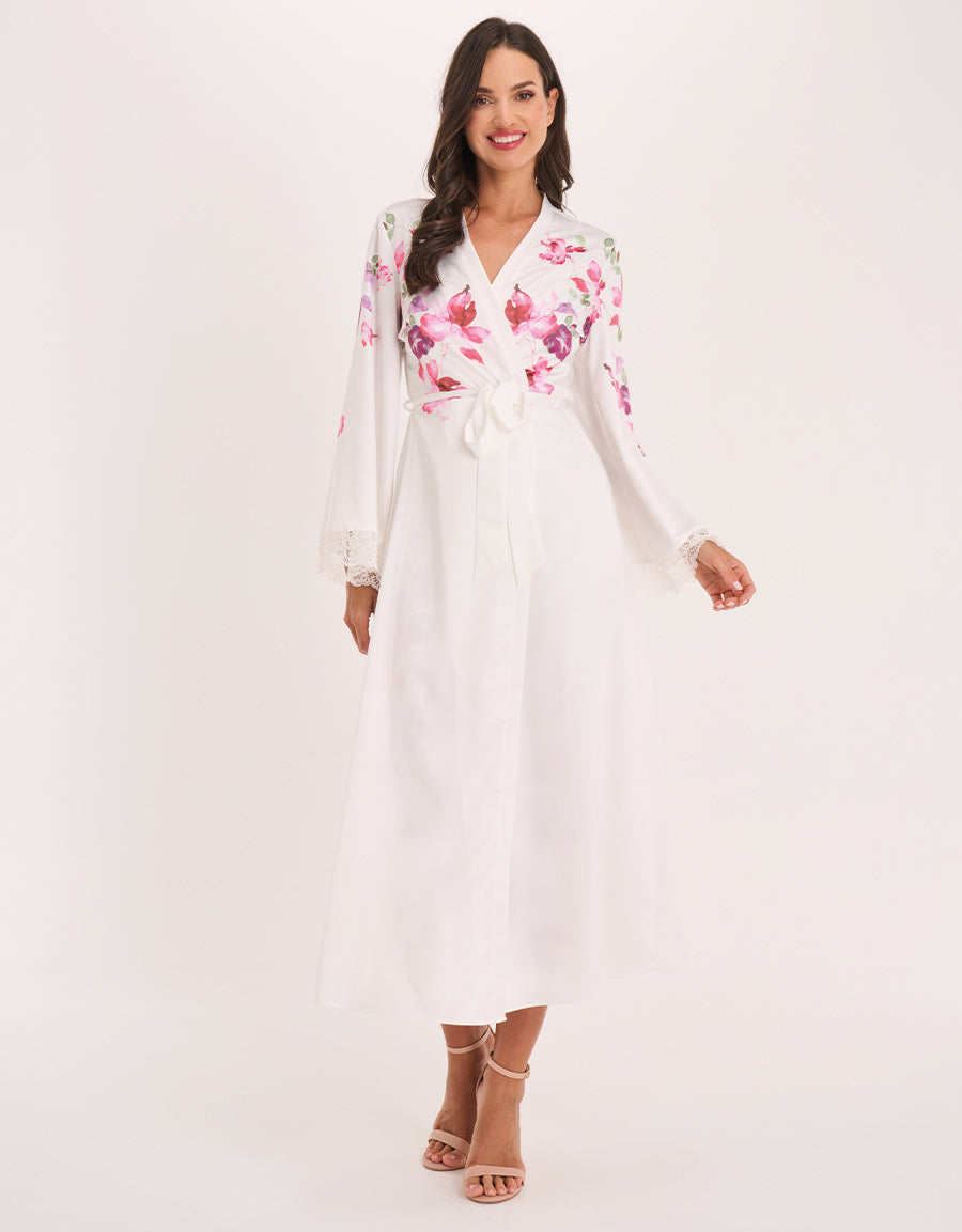 Satin Long Robe