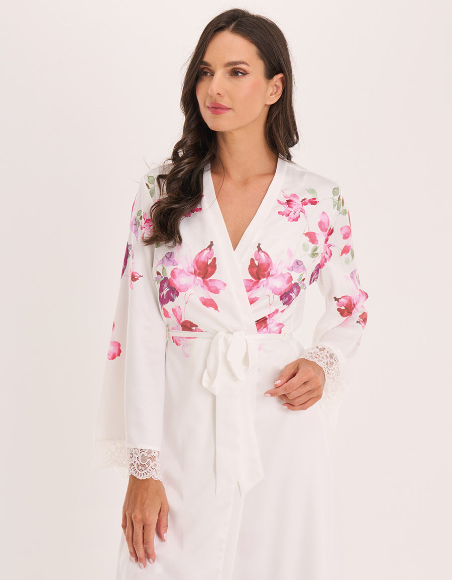Satin Long Robe