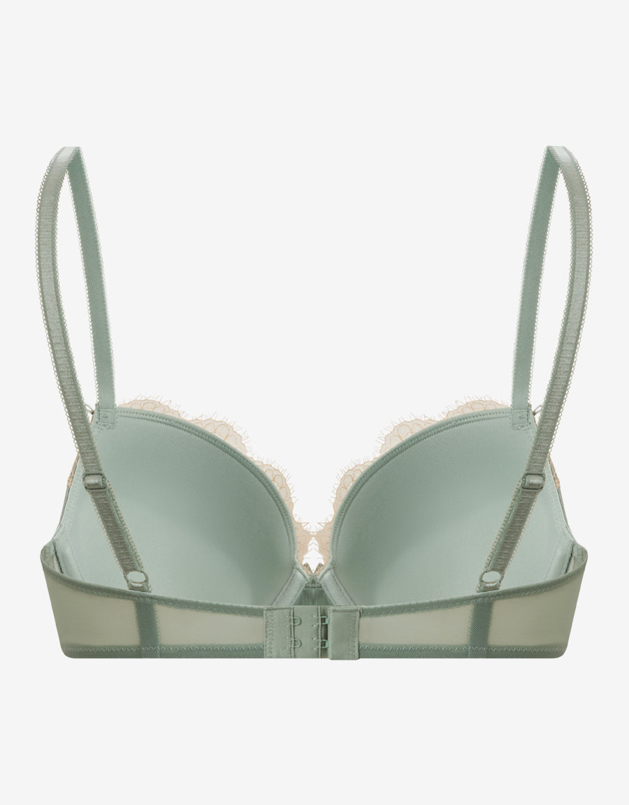 Lace Plunge Push-Up Bra