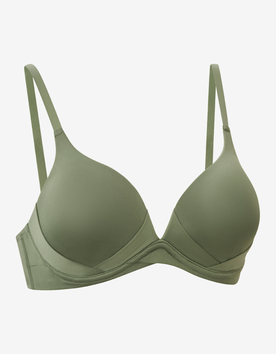 Non-Wired Plunge Bra