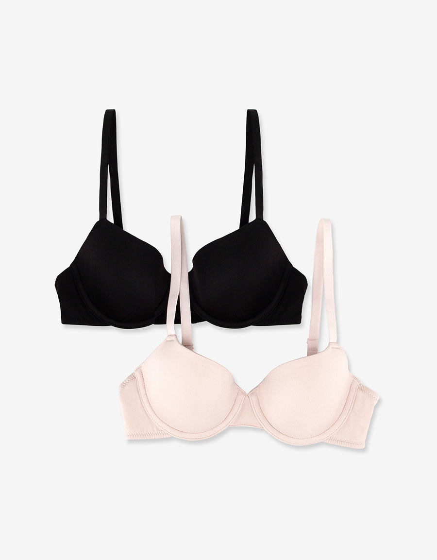 T-Shirt Wired Bras (Pack Of 2)