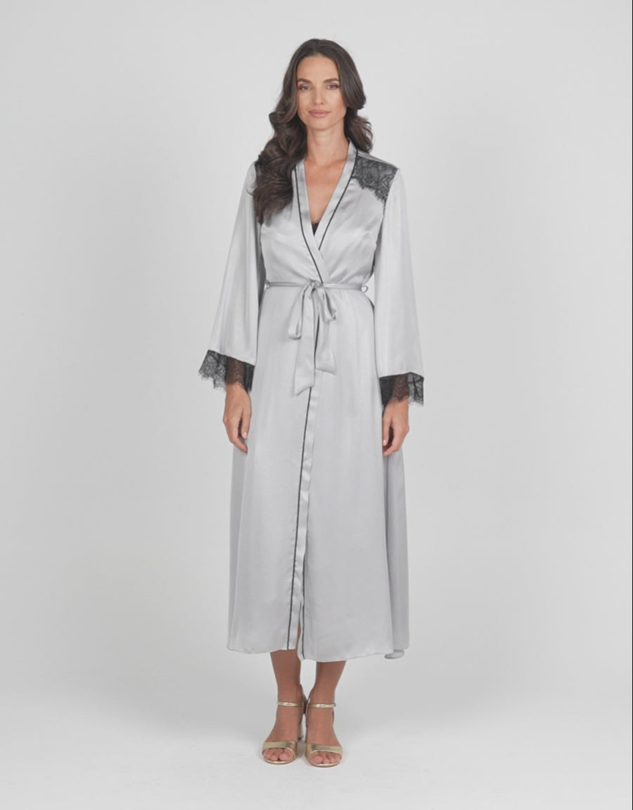 Satin Long Dress