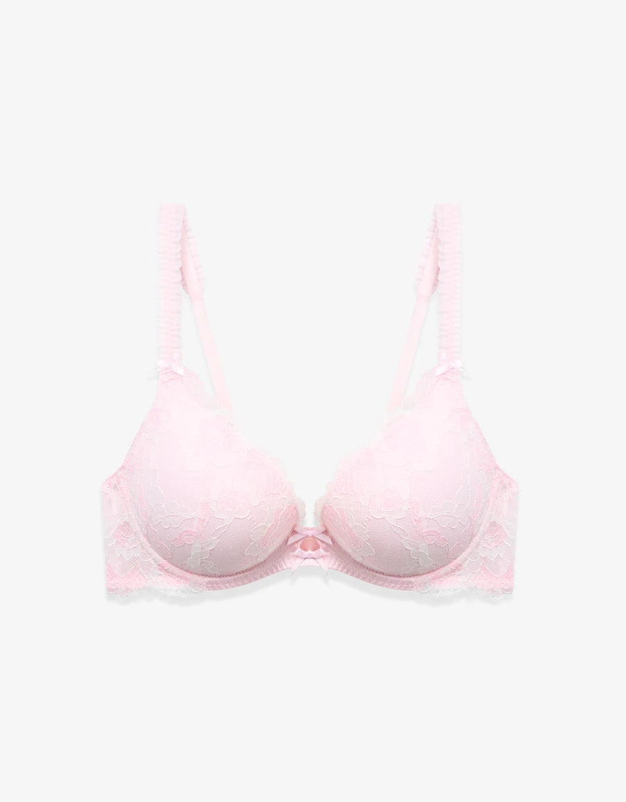 Lace Bridal Plunge Bra