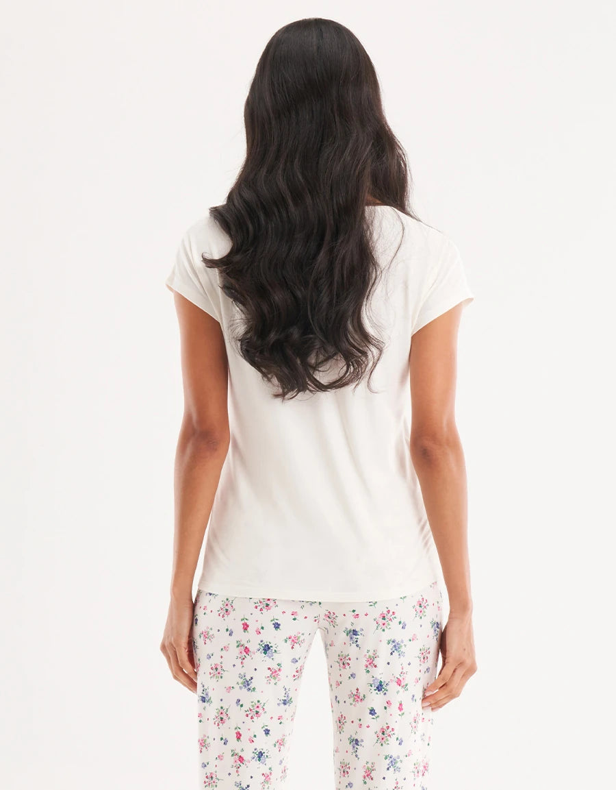 Floral Print Pajama Set