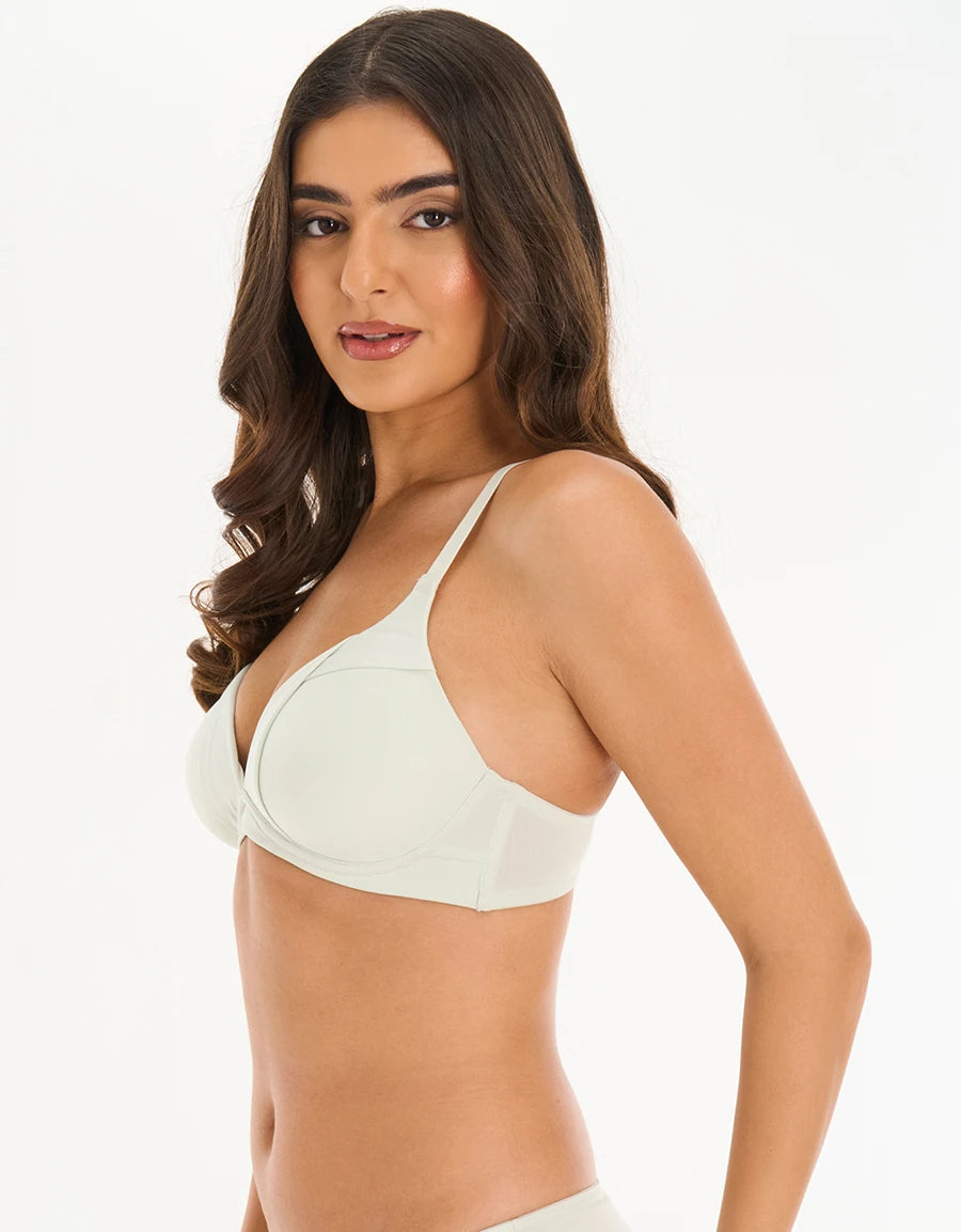 Smooth Microfiber Plunge Bra
