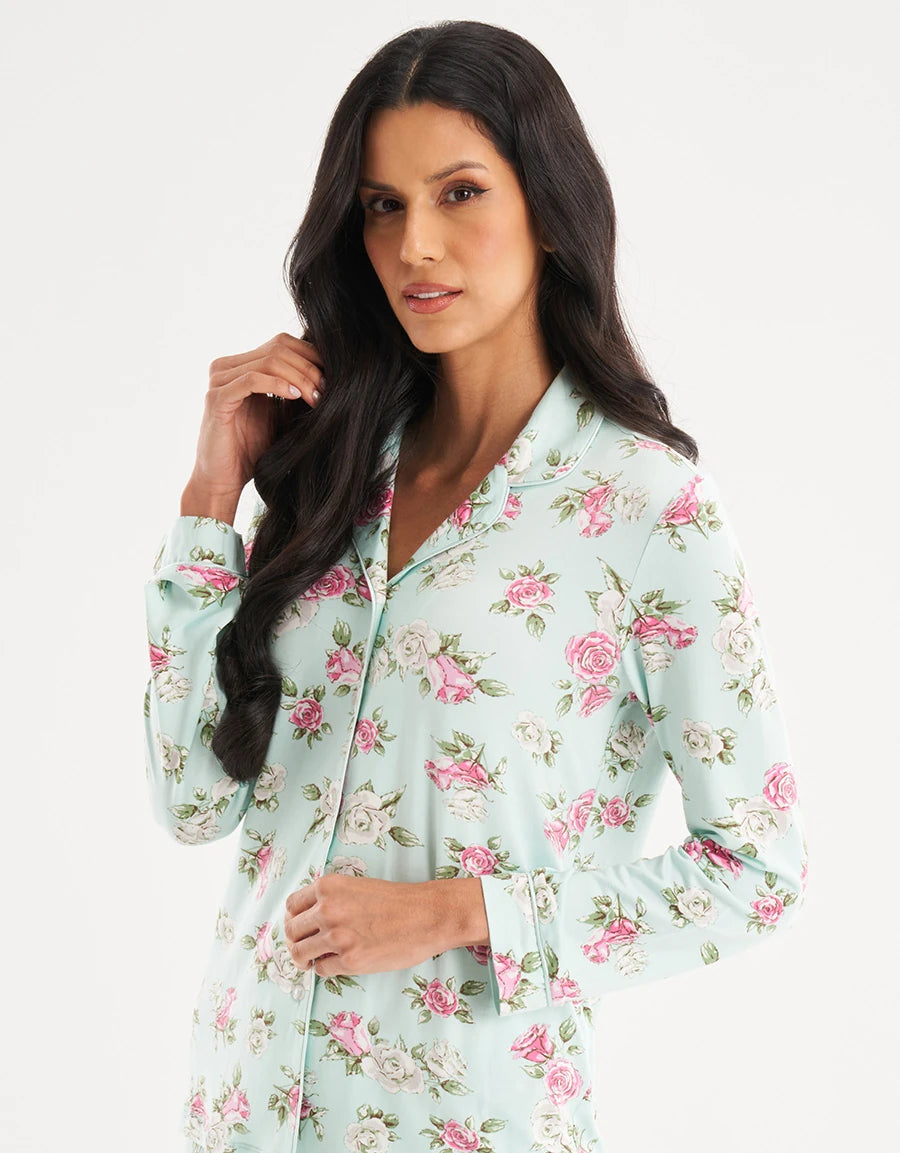 Floral Print Pajama Set