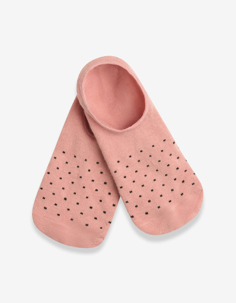 2-Pack Cotton Liner Socks in Pink