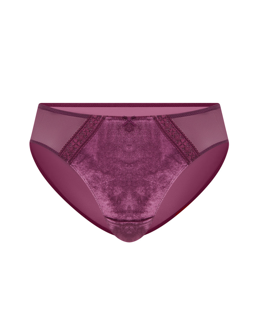 Pink Velvet Bikini