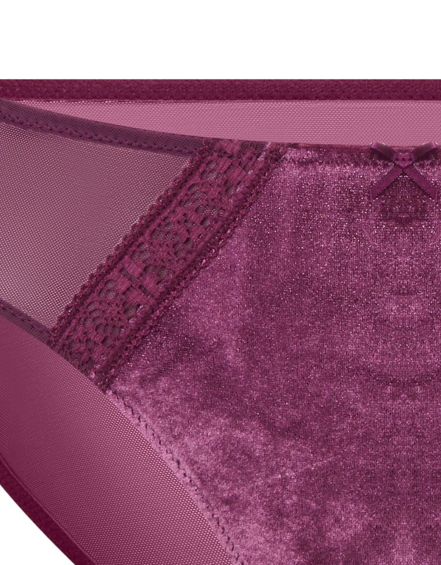 Pink Velvet Bikini