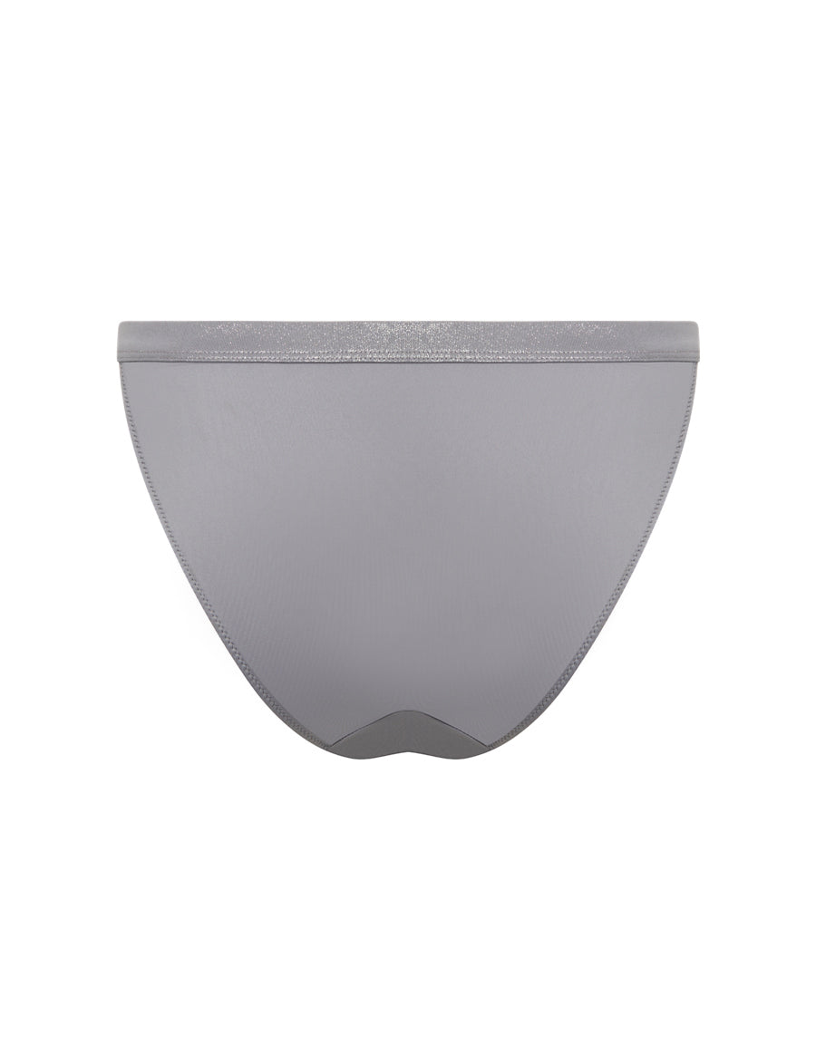 Grey Microfibre Tanga