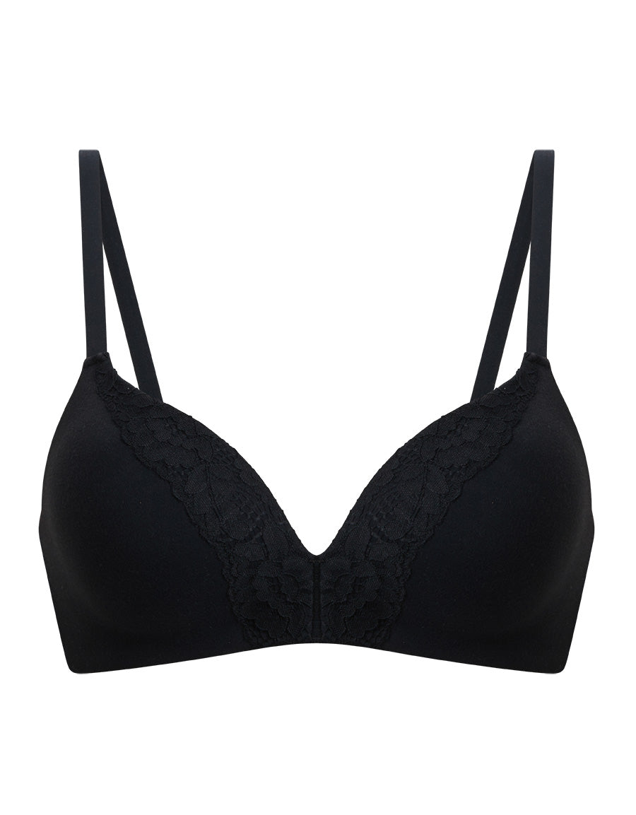 Push-Up Microfiber Plunge Bra