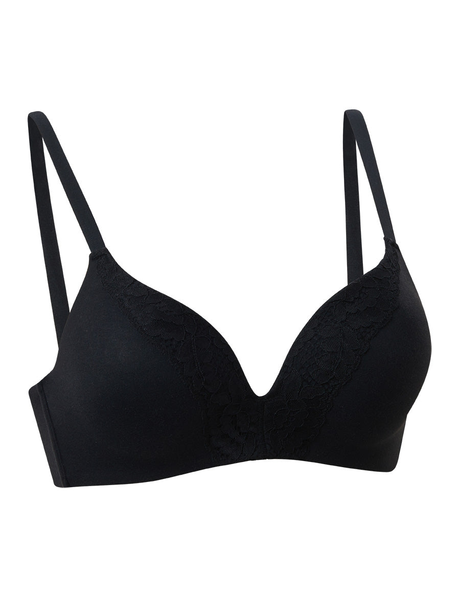 Push-Up Microfiber Plunge Bra