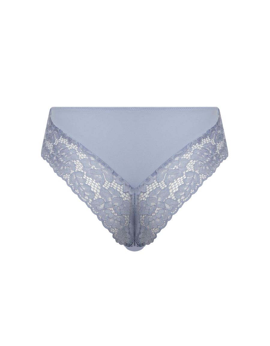 Blue Microfiber Brazilian
