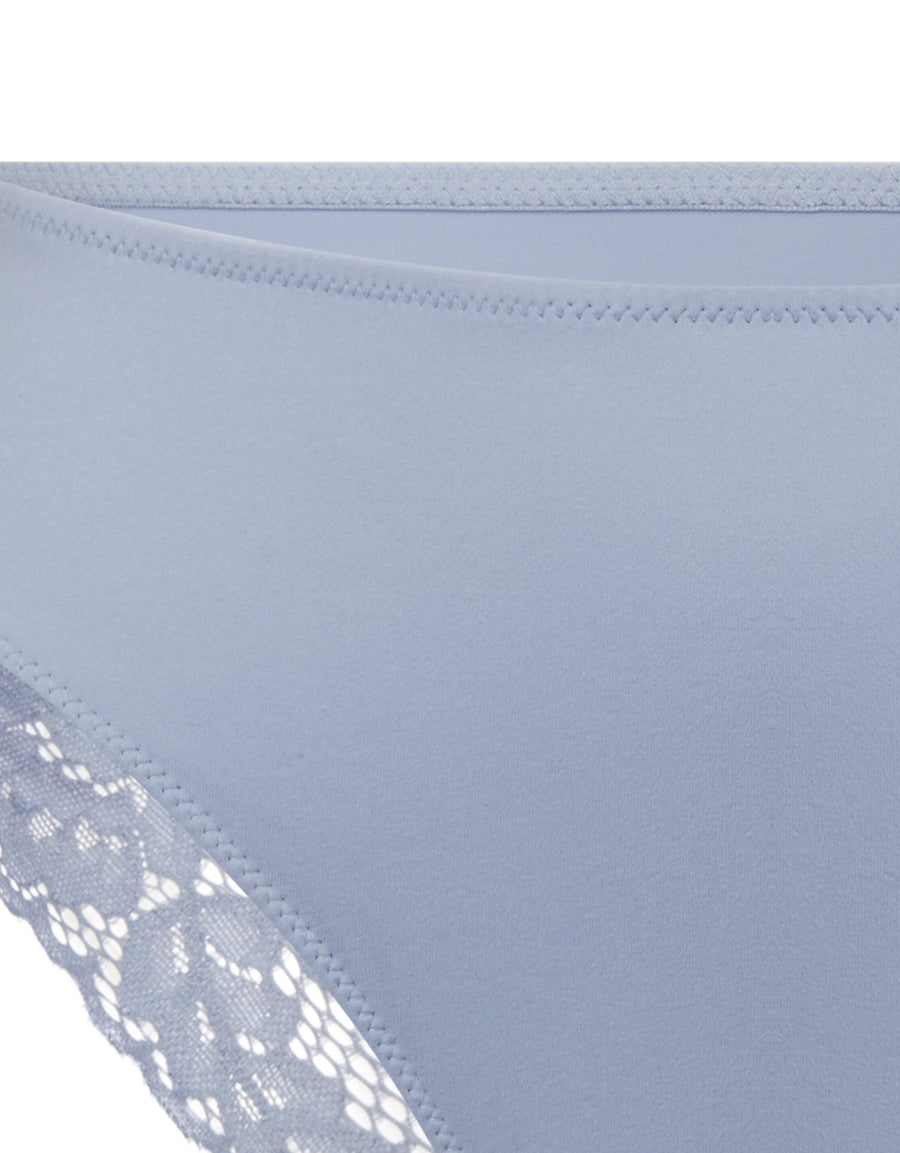 Blue Microfiber Brazilian