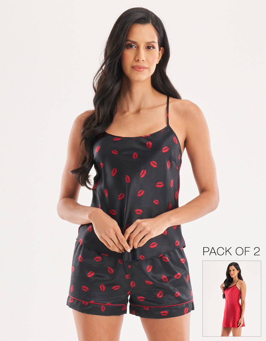 Short Dress And Boxer Set