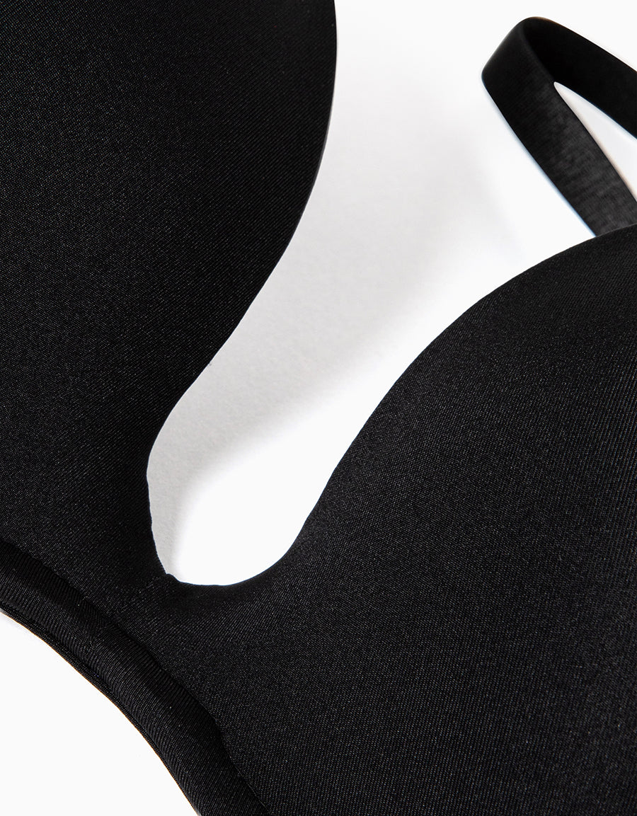 Microfiber Strapless Plunge Bra