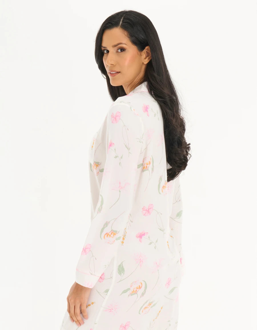 2-Pack Floral Print Nightshirts