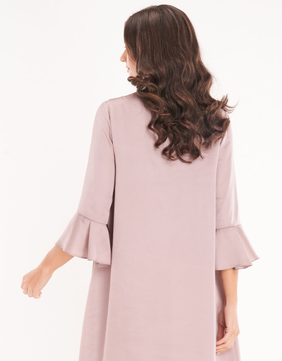 Satin Reception Dress