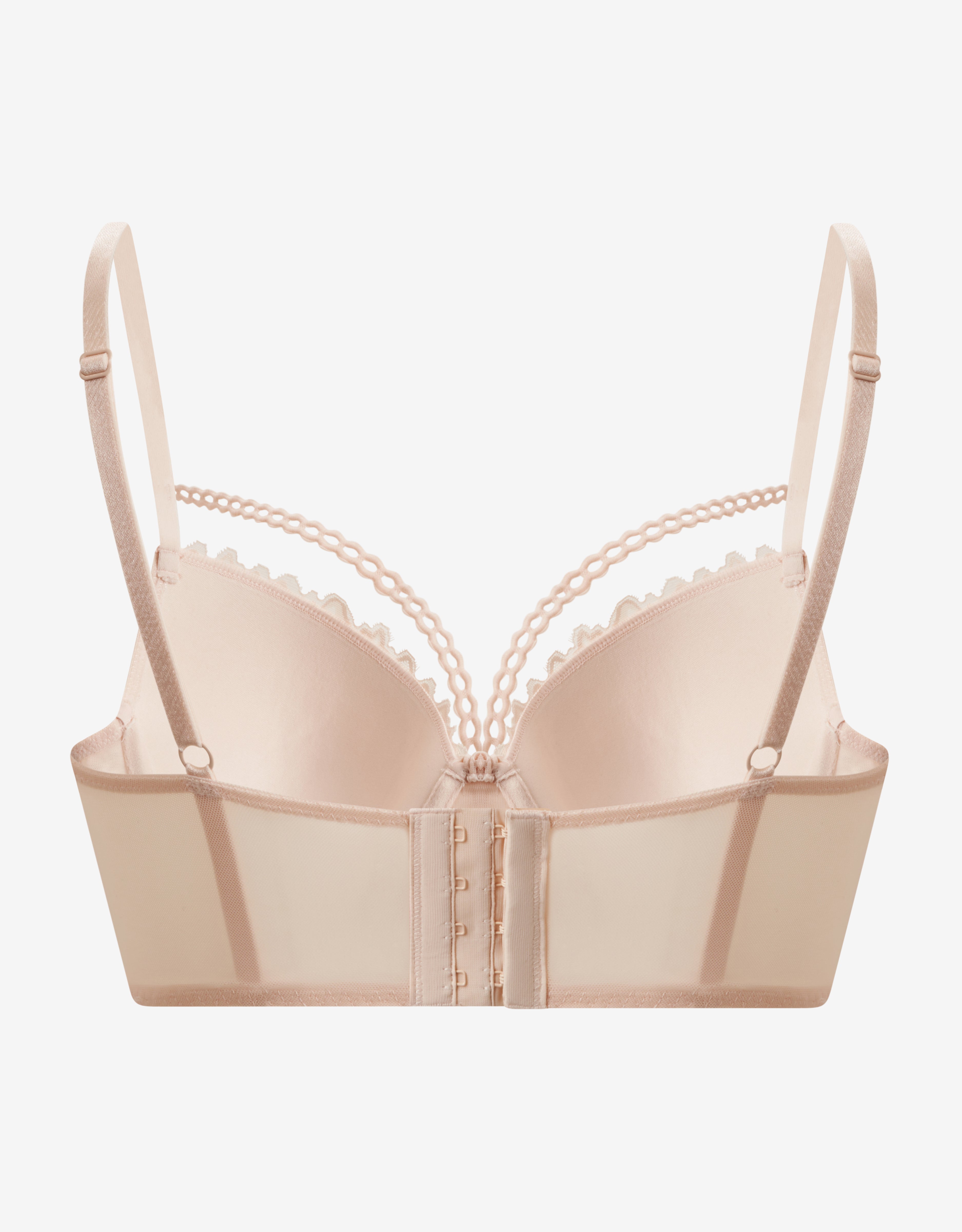 Nude Plunge Push-Up Bra