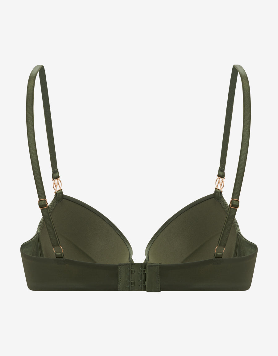 Microfibre Plunge Bra