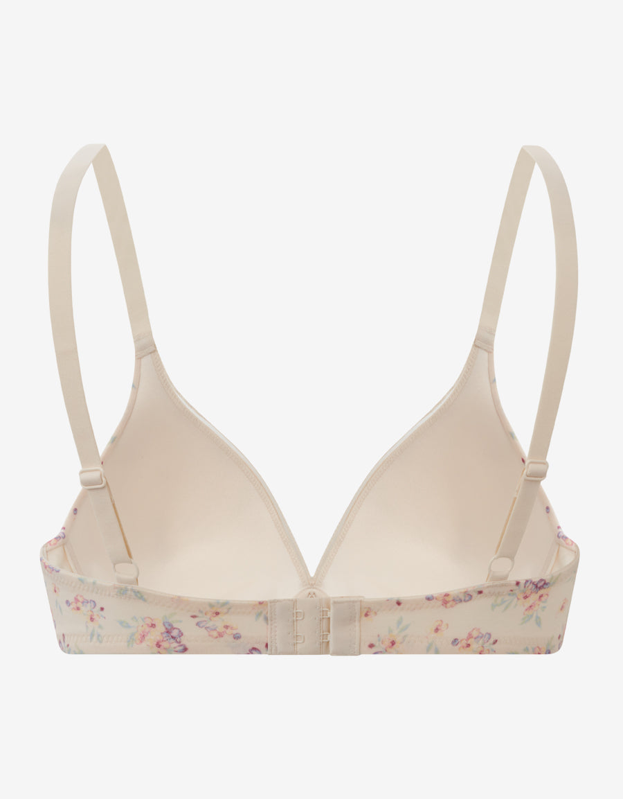 Cotton Non Wired Plunge Bra