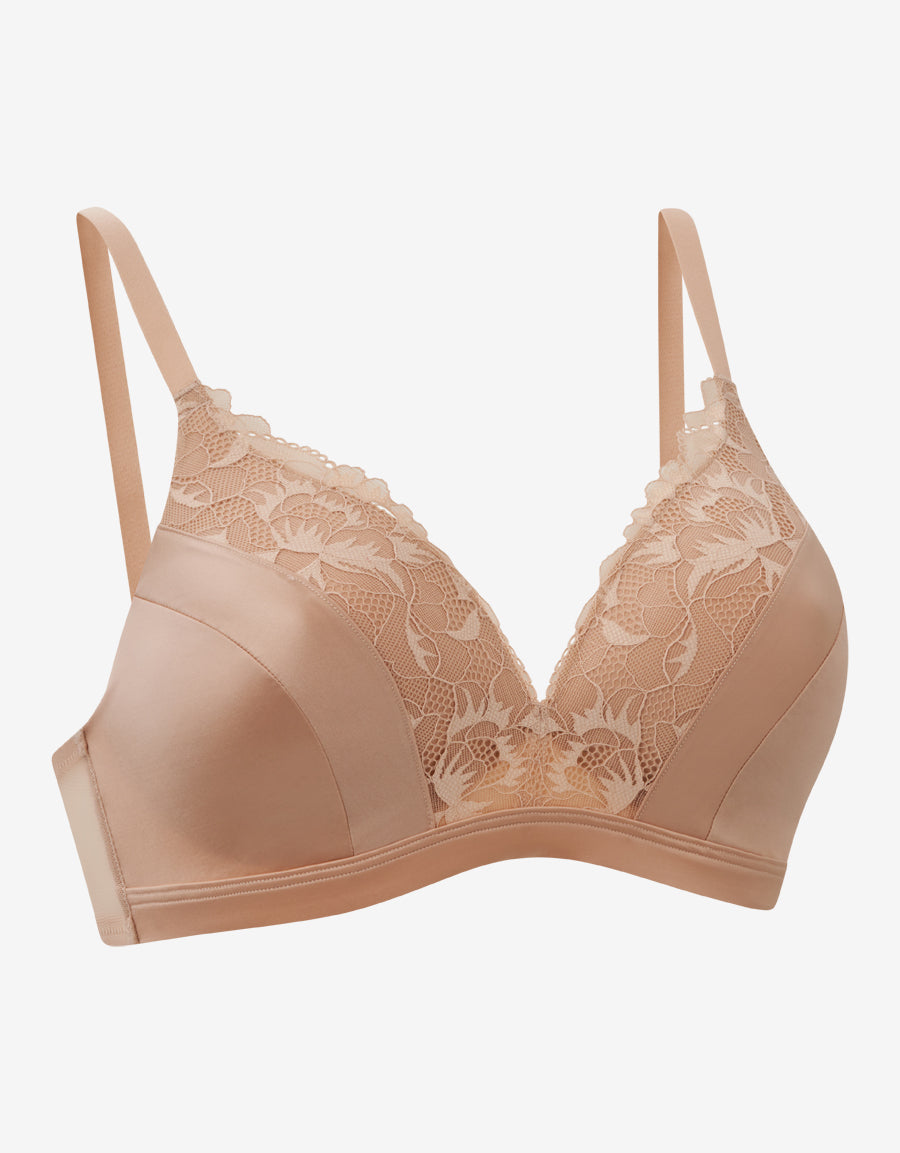 Nude Non Wired Plunge Bra
